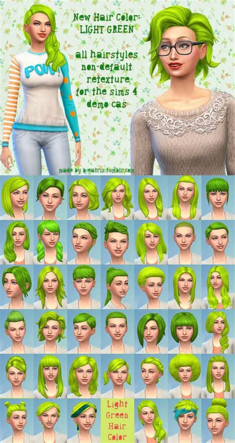 green sim|green sims 4 cc.